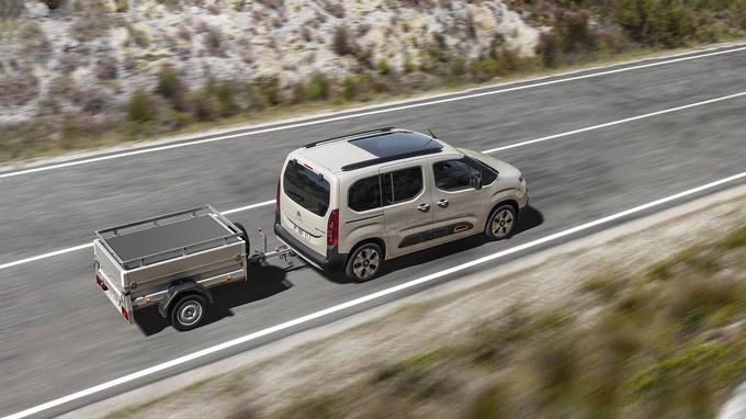 Na seznamu aktivnih asistenčnih sistemov je tudi sistem za nadzor stabilnosti prikolice. | Foto: Citroën