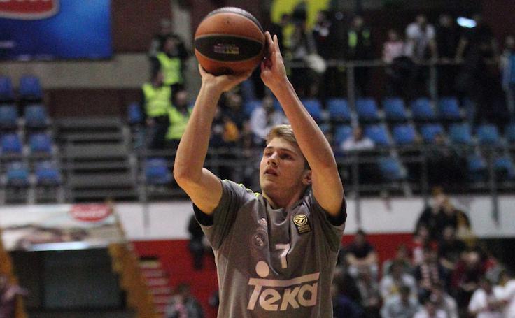 V ligi NBA mu pripisujejo lepe čase, prav tako pa bo naslednje leto, kot kaže, krepko podrl slovenski rekord na naobru lige NBA. Strokovnjaki ga uvrščajo med TOP 3 kandidate. | Foto: Sportida