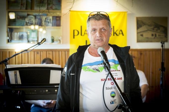 Valentin Rezar, predsednik PD Radovljica, ki se samo v zadnjih treh letih lahko pohvali s tremi nazivi naj koča. Lani je slavil Roblekov dom na Begunjščici. | Foto: Ana Kovač