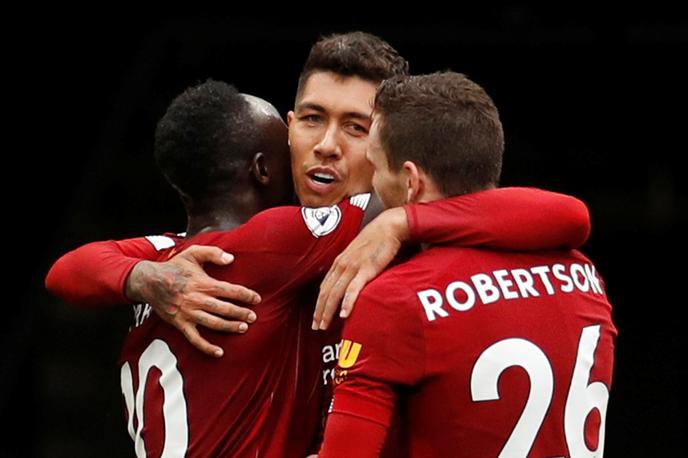Firminho | Liverpool ima po šestih prvenstvenih tekmah stoodstoten izkupiček in pet točk prednosti pred prvakom Manchester Cityjem na vrhu lestvice. | Foto Reuters