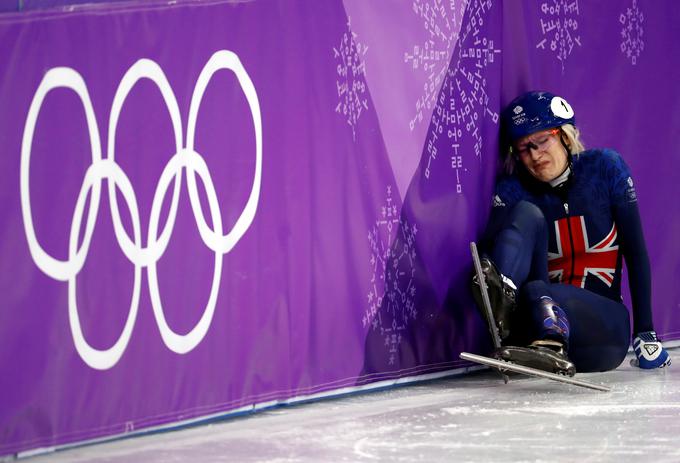 Elise Christie - najbolj nesrečna olimpijka? | Foto: Reuters