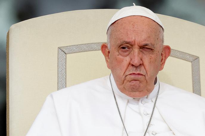 Papež Frančišek | O incidentu, ki naj bi se zgodil 20. maja, je prva poročala politična tračarska stran Dagospia. | Foto Reuters