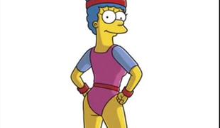 Marge Simpson s svojo linijo ličil