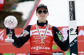 Domen Prevc po sanjski sezoni opozarja: Bika lahko hitro izgubiš