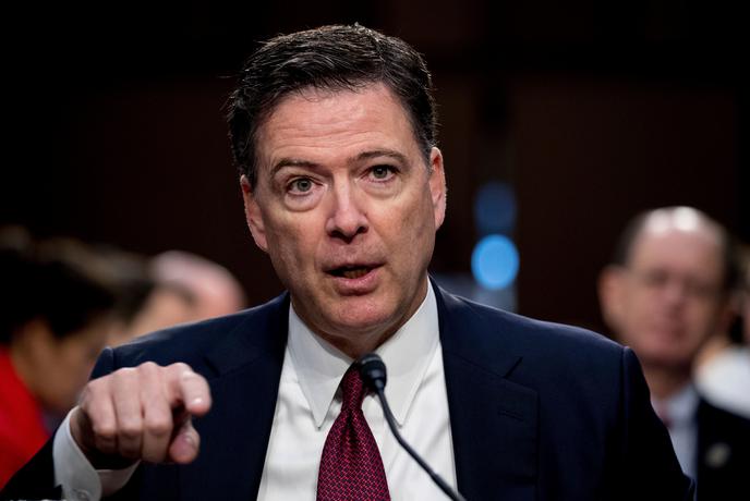 Bivši direktor FBI James Comey obtožen dveh kaznivih dejanj #video