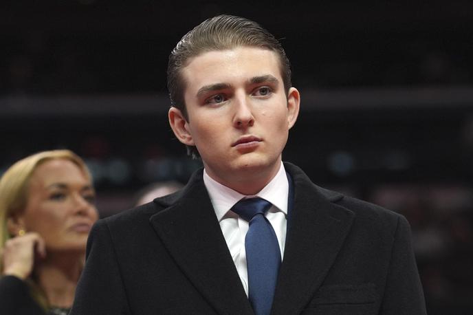 Barron Trump | Mediji so po ameriških predsedniških volitvah leta 2024 izpostavljali pomembno vlogo Barrona Trumpa pri Trumpovem uspehu pri mladih volivcih. Zdaj so na to že pozabili. | Foto Guliverimage
