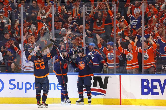 Edmonton Oilers | Hokejisti Edmontona so s 4:3 v zmagah ugnali Kopitarjeve Kralje in se prebili v polfinale zahodne konference lige NHL. | Foto Reuters
