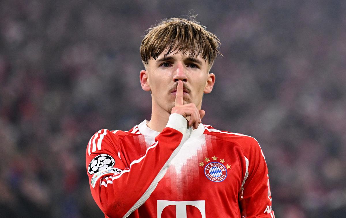 Lennart Karl Bayern München | Lennart Karl je sredi drugega polčasa zadel za vodstvo Bayerna z 2:1. | Foto Reuters