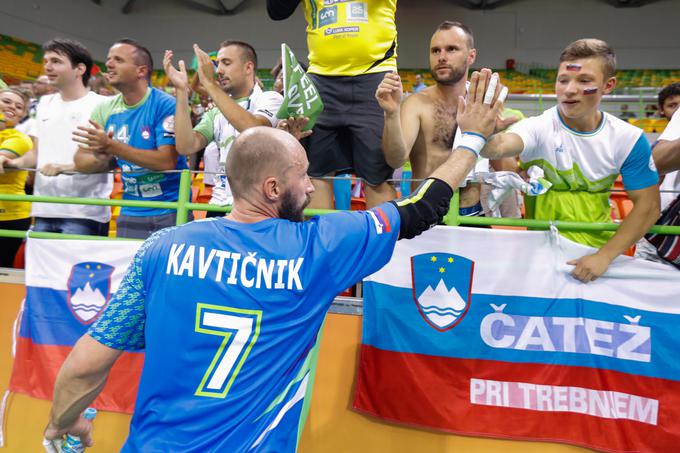 Vid Kavtičnik želi še naprej razveseljevati slovenske navijače, ki stiskajo pesti za Vujovićevo četo v Riu. | Foto: Stanko Gruden, STA