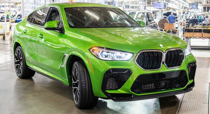 Šestmilijonti BMW iz Spartanburga je postal strupeno zeleni X6 M. | Foto: BMW