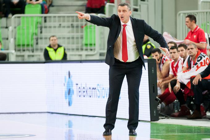 Dejan Radonjić bo znova glavni trener Crvene zvezde. | Foto: Urban Urbanc/Sportida