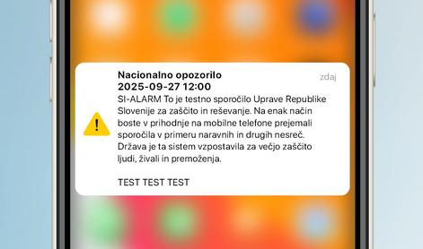 Zadnjo septembrsko soboto bodo telefoni zapiskali, a tokrat ne bo šlo za preplah