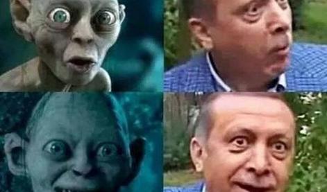 Erdogana je primerjal z Gollumom in pristal v zaporu