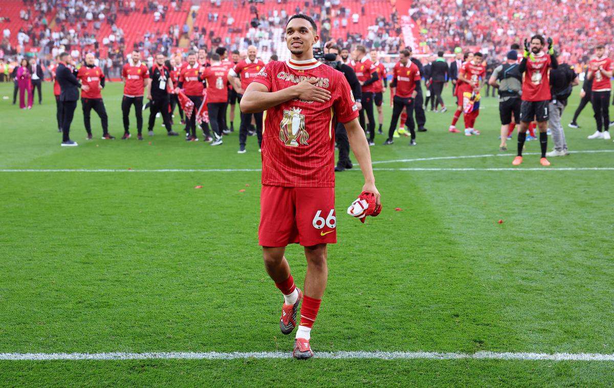 Liverpool Trent Alexander-Arnold | Trent Alexander-Arnold se bo po sezoni poslovil od Liverpoola. | Foto Reuters