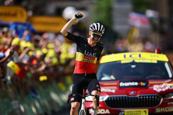 Tim Wellens | Matej Mohorič je bil v begu vse do zadnjega kategoriziranega vzpona, na katerem ni mogel držati stika z najhitrejšimi. | Foto Reuters