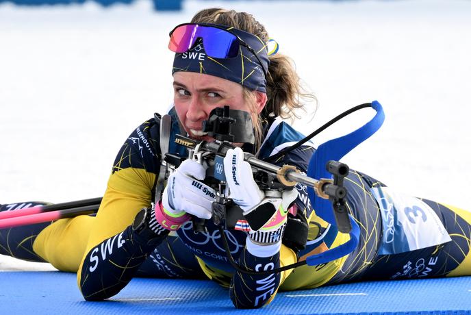 Biatlonska mešana štafeta Švedom, Slovenija 12.