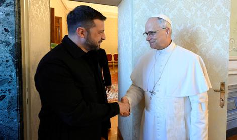 Zelenski obiskal papeža: to mu je ponudil