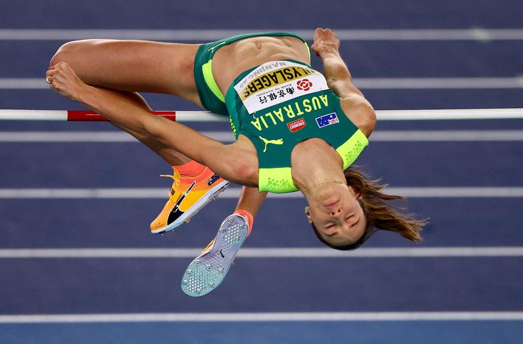 Avstralka Nicola Olyslagers je ubranila lanski naslov iz Glasgowa. | Foto: Reuters