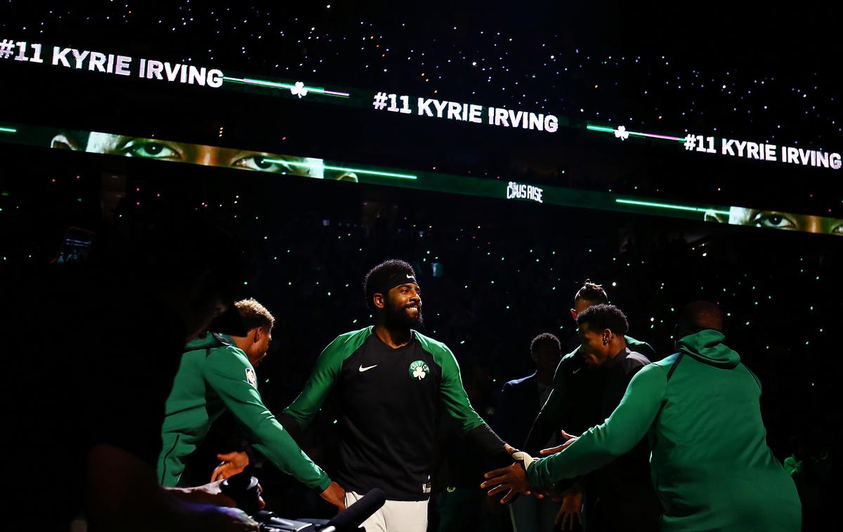 Kyrie Irving | Kyrie Irving je spet aktiven v dresu Boston Celtics. | Foto Getty Images