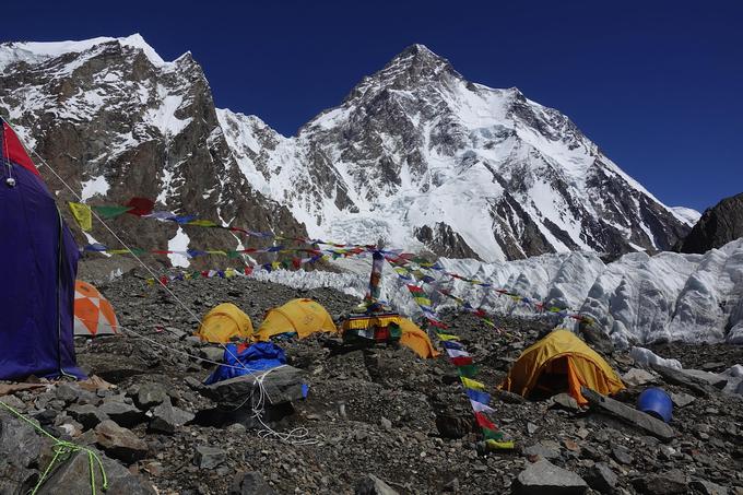 Bazni tabor pod K2. | Foto: osebni arhiv/Lana Kokl