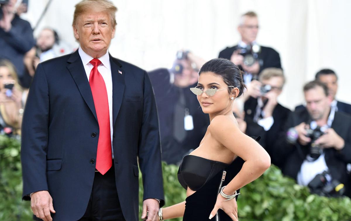 Donald Trump, Kylie Jenner | Foto Getty Images / Siol.net