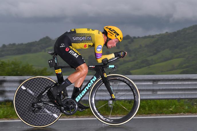 Primož Roglič | Primož Roglič je izvrstno opravil z drugim kronometrom na Giru. Osrednje tekmece v boju za skupno zmago je občutno prehitel. | Foto Getty Images