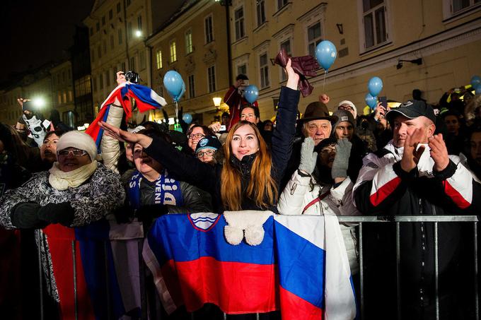 Sprejem rokomet Ljubljana | Foto: Vid Ponikvar