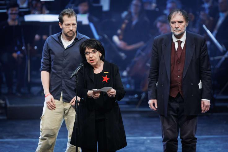 Svetlana Makarovič na letošnji podelitvi Prešernovih nagrad | Foto: STA/Katja Kodba