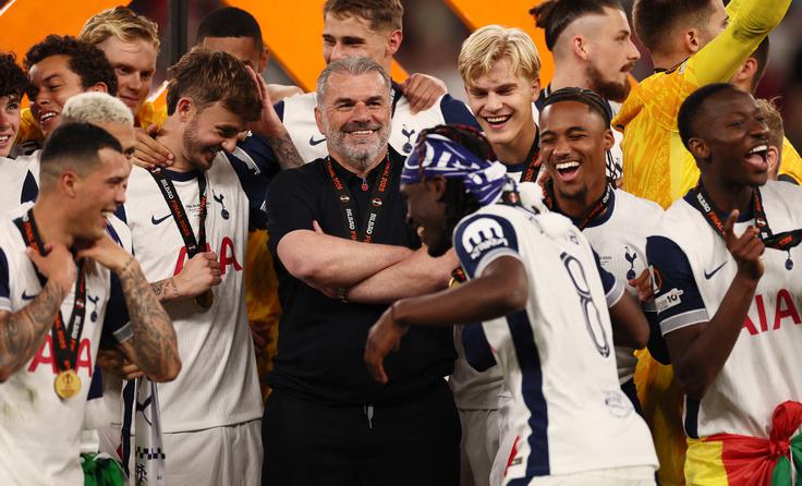 Ange Postecoglou je s Tottenhamom prišel do tako težko pričakovane lovorike. | Foto: Reuters