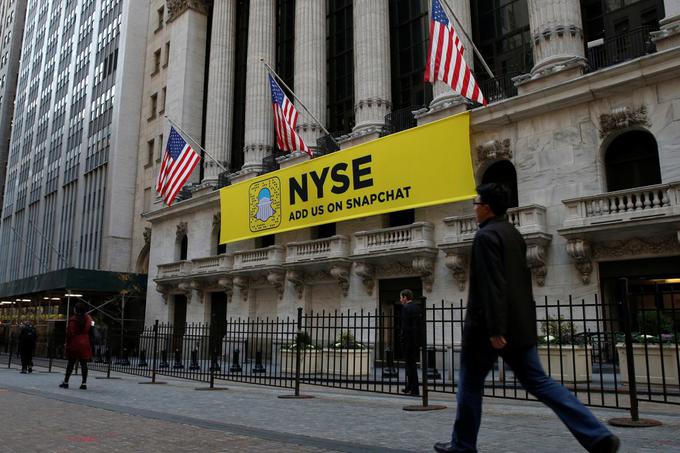 Bloomberg, eden vodilnih poslovnih medijev, vrednost Snapchata, ki bo najverjetneje še letos šel na borzo, danes ocenjuje na vsaj 25 milijard ameriških dolarjev. | Foto: Reuters