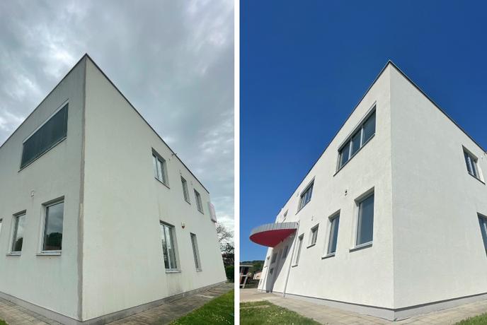 Zakaj fasada postane zelena in kako jo pravilno očistiti, da je ne poškodujemo