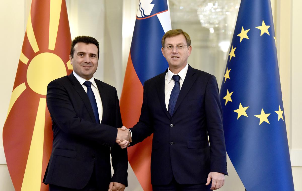 Zoran Zaev in Miro Cerar | Foto STA