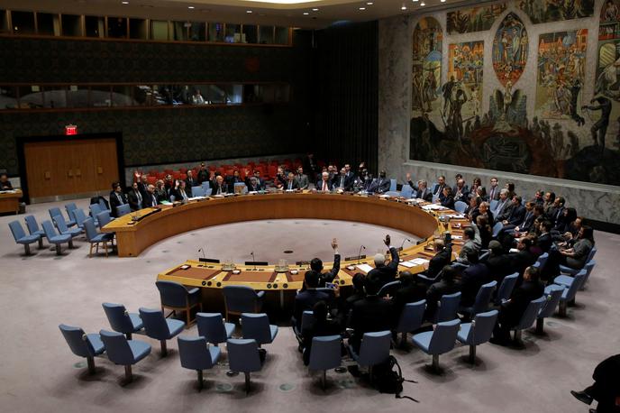 Varnostni svet ZN | Varnostni svet ZN bo imel po programu dela 18. aprila zasedanje o Izraelu in Palestincih, ki bo na ministrski ravni.  | Foto Reuters