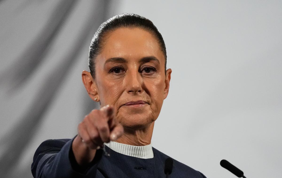 Claudia Sheinbaum, mehiška predsednica | "To se ne bo zgodilo. Ne strinjamo se z nobeno intervencijo," je zagotovila predsednica države, iz katere v ZDA prihajajo ogromne količine prepovedanih mamil. | Foto Guliverimage