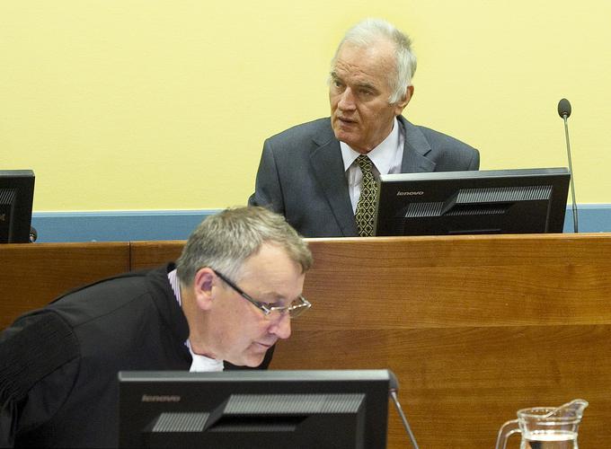 Sojenje proti Ratku Mladiću še ni končano. | Foto: 