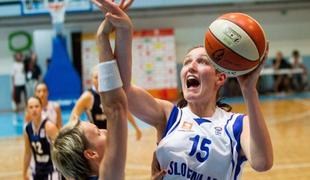 Visok poraz košarkaric na Slovaškem
