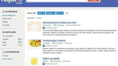 Na najdi.si zdaj tudi bogata zbirka receptov