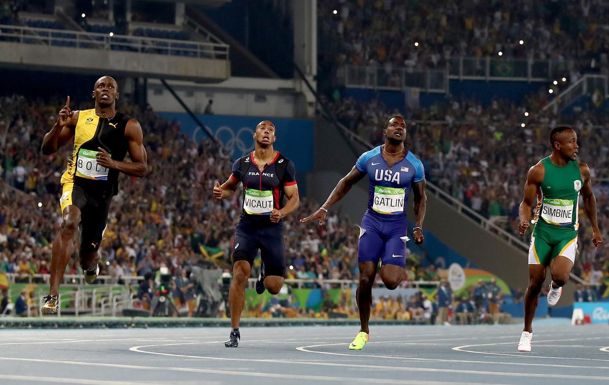 Finale 100 m Bolt Simbine Rio 2016 | Foto Getty Images