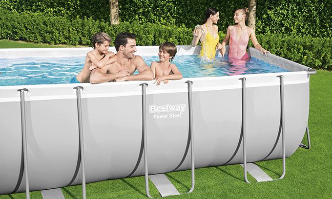 Montažni bazeni predstavljajo zabavo in sprostitev za celo družino. | Foto: 