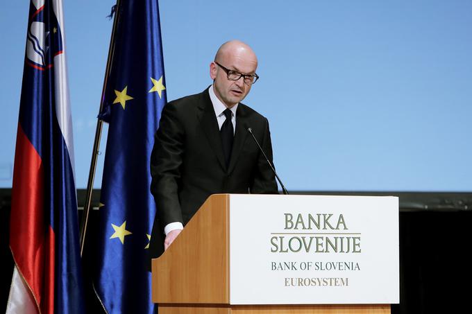 Boštjan Jazbec, zdaj že nekdanji guverner Banke Slovenije | Foto: STA ,