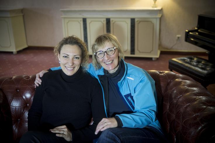 Ilka Štuhec Darja Črnko | Foto: Ana Kovač