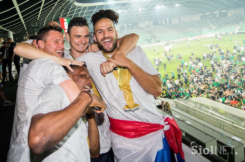 Olimpija Pokal Slavje Nogomet Finale Stožice