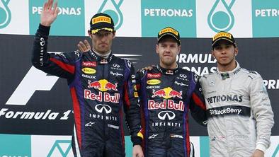 Vettel po ignoriranju moštvenih ukazov prišel do zmage na VN Malezije
