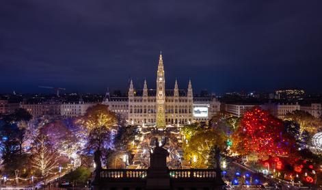 Dunaj se že ta teden spreminja v božično prestolnico