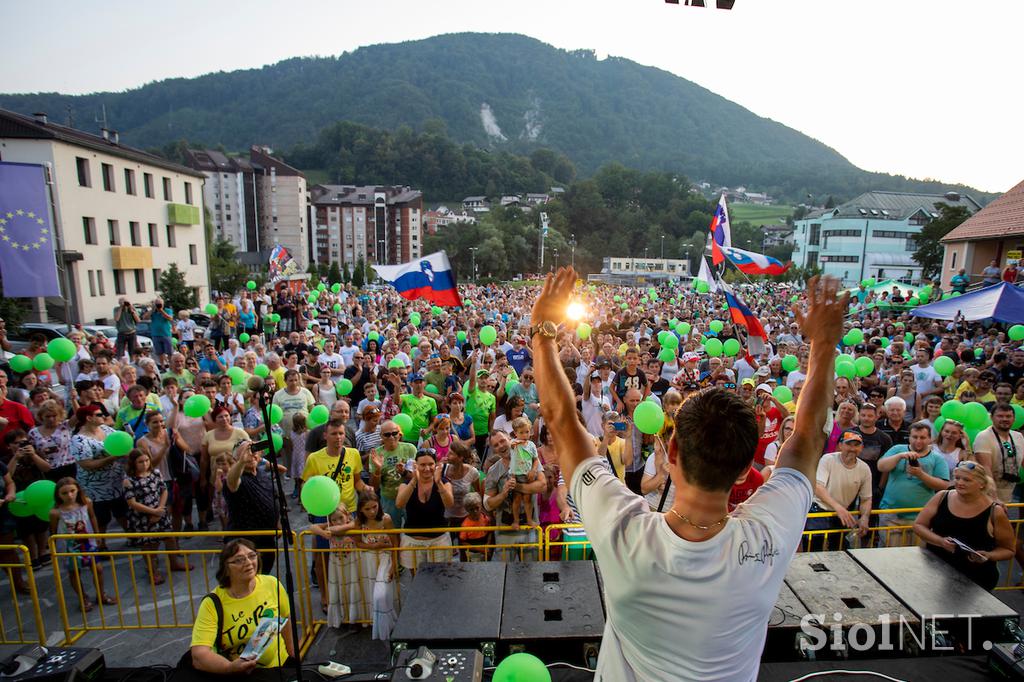 Primož Roglič sprejem Zagorje