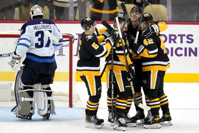 Pittsburgh Penguins so Winnipeg premagali šele po kazenskih strelih. | Foto: Guliverimage/Vladimir Fedorenko