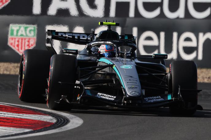 Šanghaj Kimi Antonelli Mercedes | Kimi Antonelli je postal najmlajši v zgodovini formule 1 s prvim štartnim položajem. | Foto Reuters