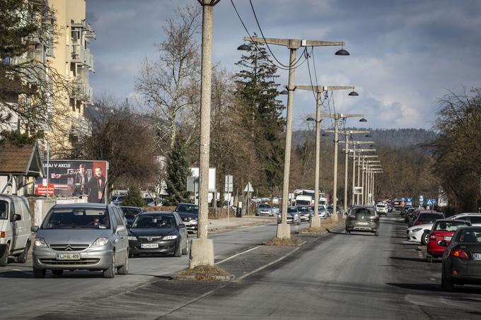 Danes asfaltirana in precej prometna Litostrojska cesta je nastala ob gradnji istoimenske tovarne, ki je v povojni obnovi Ljubljane fizično in simbolno spremenila ta del mesta. | Foto: Bojan Puhek