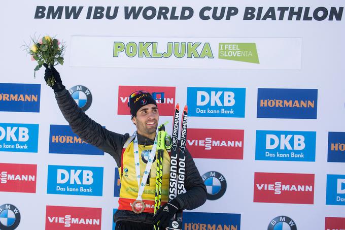 Martin Fourcade je že pri 53 posamičnih zmagah v karieri. | Foto: Urban Urbanc/Sportida