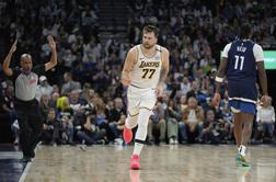 Luka Dončić in Lakers zapravili zmago in so pred bolečim izpadom